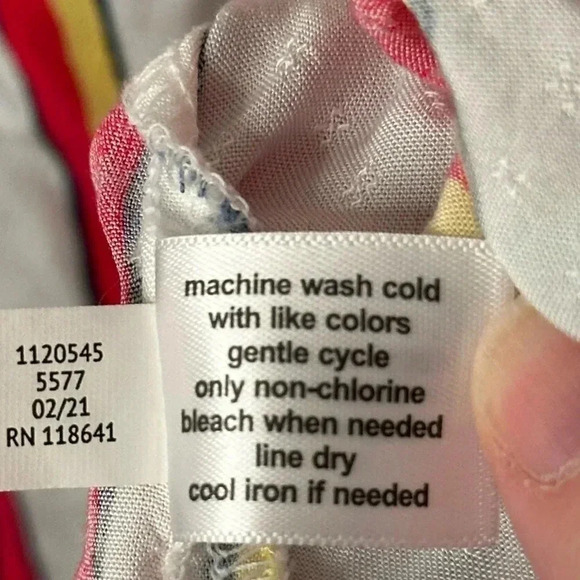 Lane Bryant square neck short flutter sleeve multi colored striped top size 20 - Picture 4 of 7